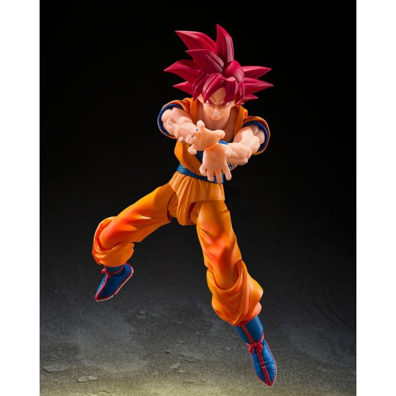 DRAGON BALL SUPER - SSG Son Goku "God Aura" - Fig. S.H. Figuarts 15cm