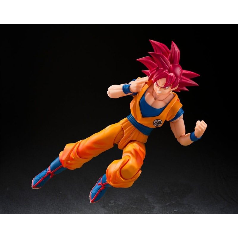 DRAGON BALL SUPER - SSG Son Goku "God Aura" - Fig. S.H. Figuarts 15cm