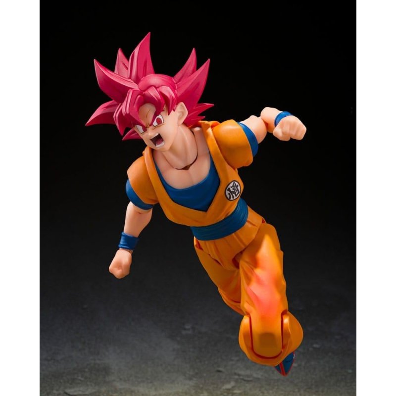 DRAGON BALL SUPER - SSG Son Goku "God Aura" - Fig. S.H. Figuarts 15cm