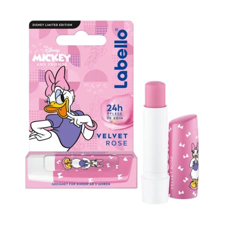 Labello Lip Balm Velvet Rose 48g Daisy Duck Disney Limited Edition