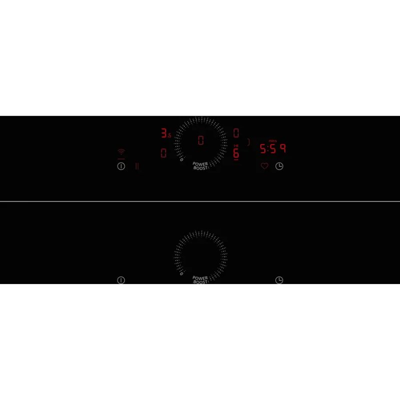 Table induction, 80 cm, N70, noir, CombiInduction, 5 foyers, 1 Combi Zo *