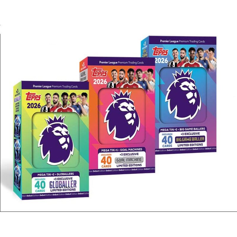 Premier League 2025/26 Trading Cards Mega Tin