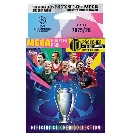 UEFA Champions League 2025/26 Sticker Collection Mega Eco Pack