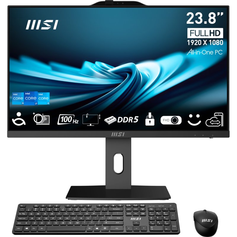 MSI AIO PRO AP242P 14M-682EU i5-14400 23.8 IPS LED FHD Non-Touch Anti-Glare 16GB SSD512GB M.2 AX211 WiFi 6E Windows 11