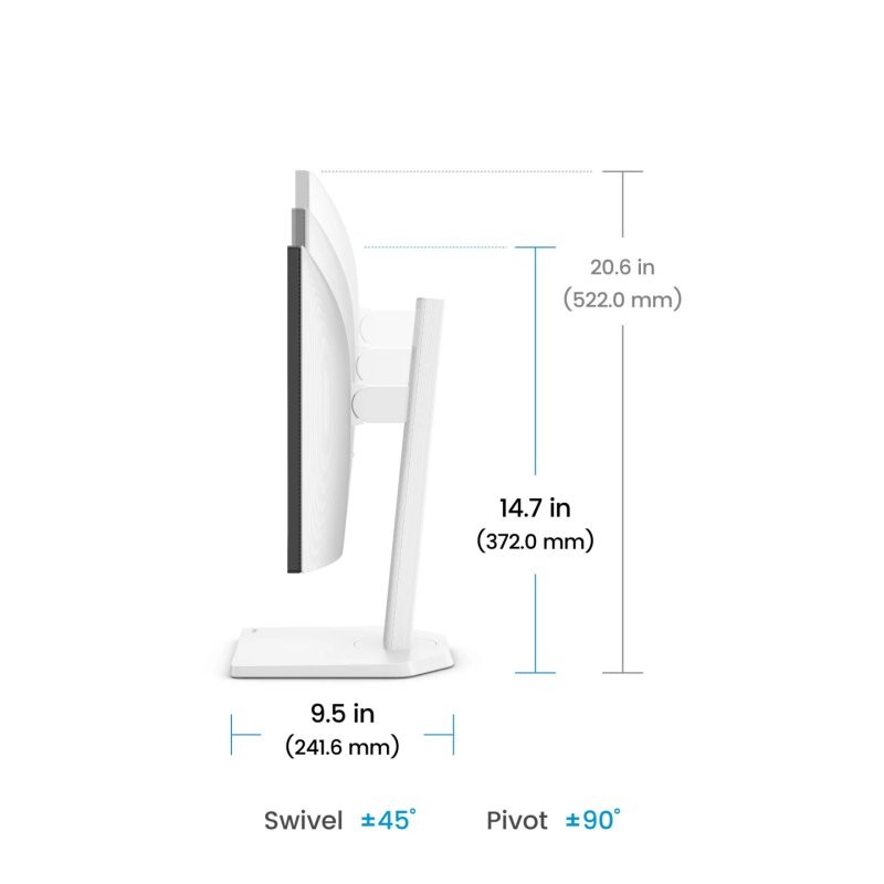 GW2490TC (60.5 cm (23.8 Zoll), weiß, FullHD, IPS, HDMI, DP, USB-C, 144Hz Panel)