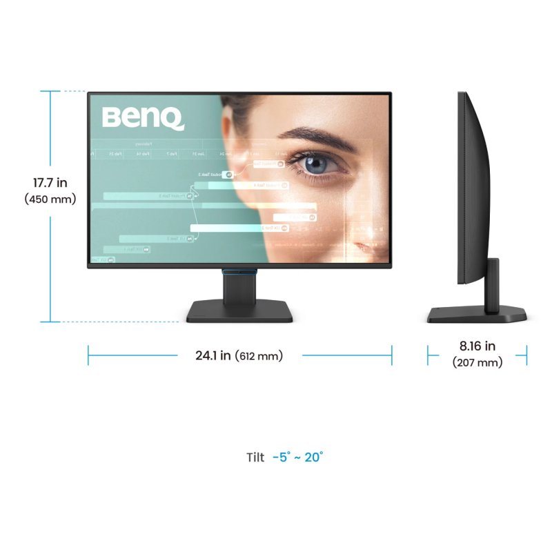 BenQ GW2790C écran plat de PC 68,6 cm (27") 1920 x 1080 pixels Full HD LCD Noir