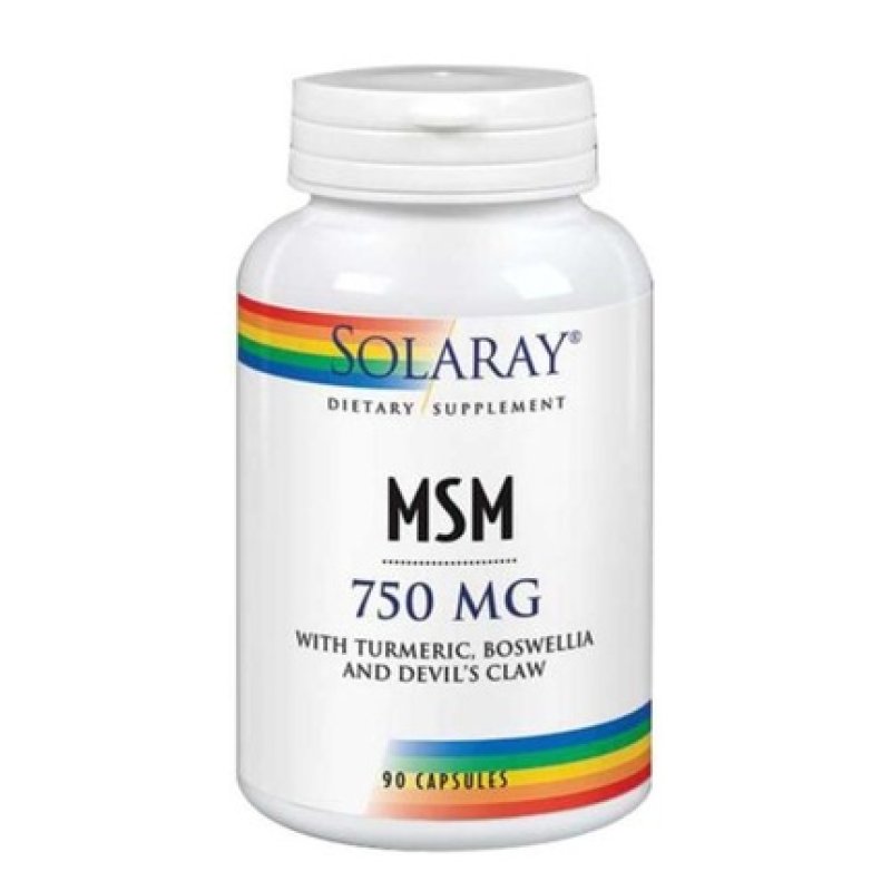 Solaray MSM 90 Capsules 750mg