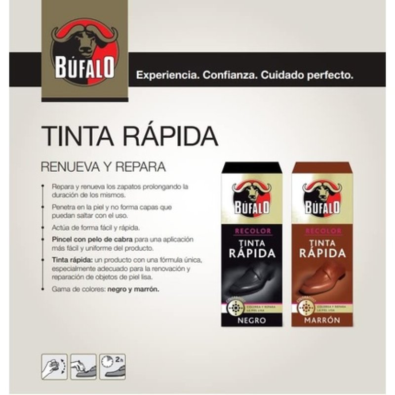 Búfalo Brown Ink 25ml for Leather