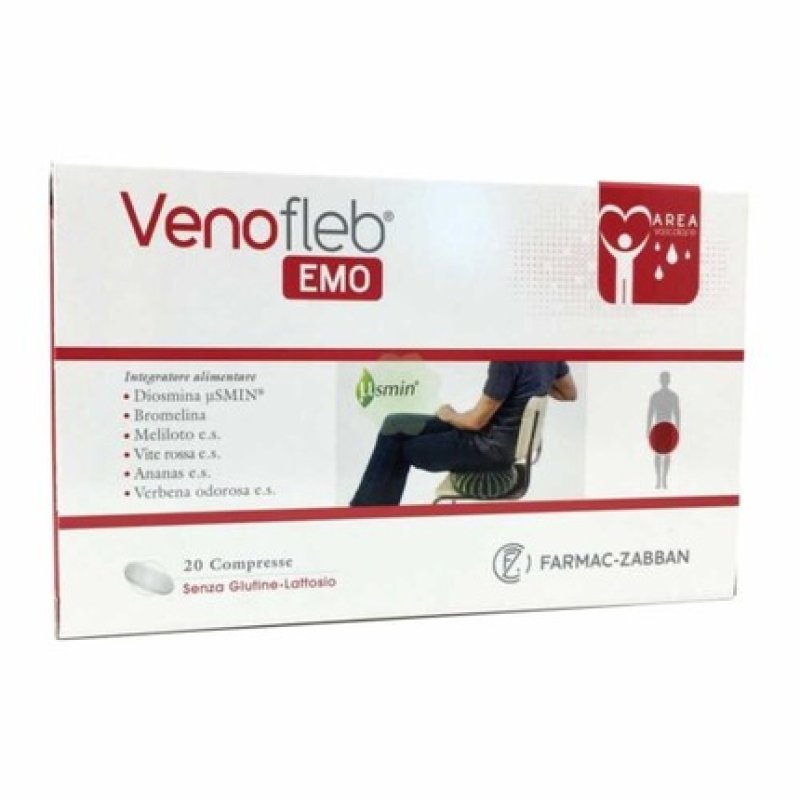 Venofleb Emo Farmac-Zabban 20 Tablets