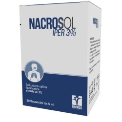 Nacrosol Iper 3% 20 Physiological Vials 5ml