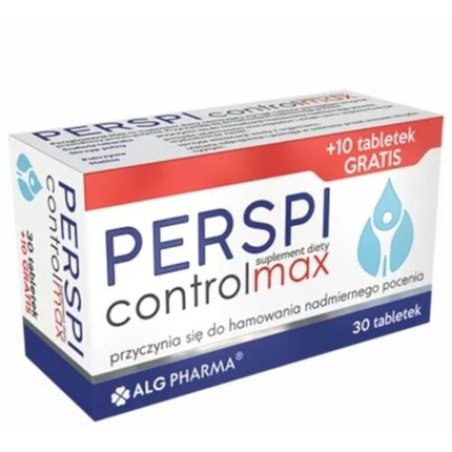 Perspicontrol Max 30 Tablets 10 Tablets FREE - Strong Perspiration Control