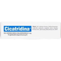 Cicatridina 10 Vaginal Oval Suppositories