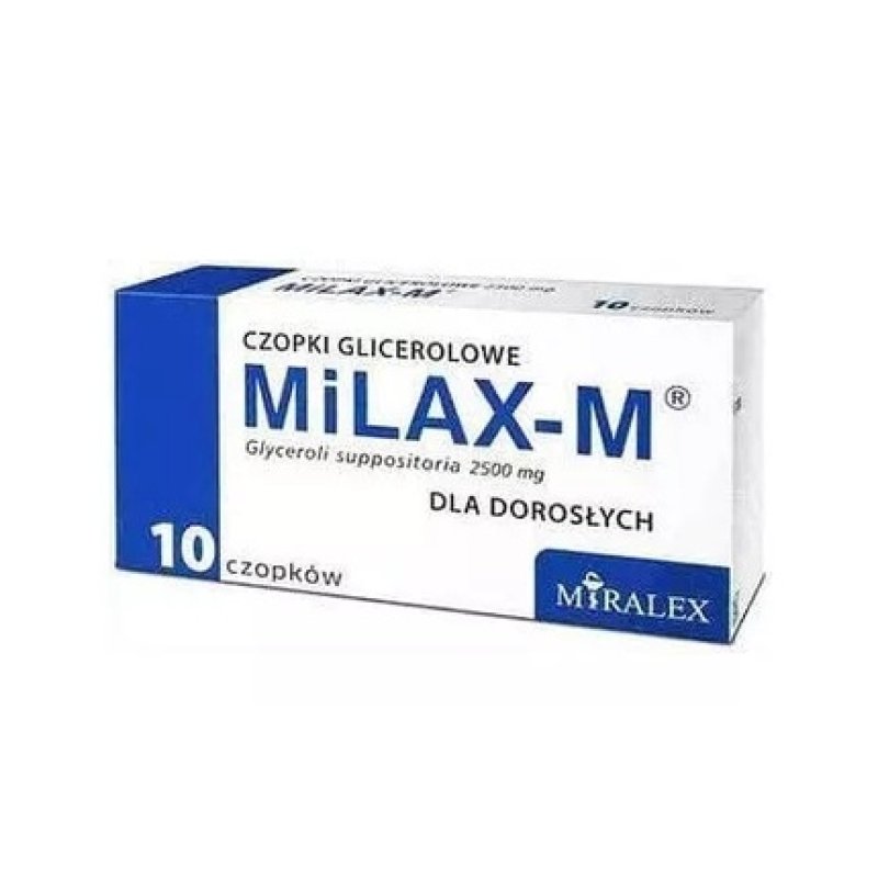 Milax-M Adult Glycerin Suppositories - Pack Of 10