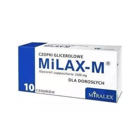 Milax-M Adult Glycerin Suppositories - Pack Of 10