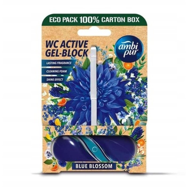 Ambi Pur Toilet Freshener Blue Blossom, 45g