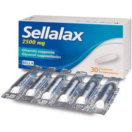 Saddle Sellalax 2500mg Glycerol Suppositories