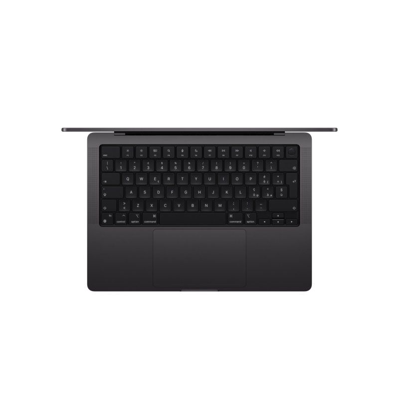 Pro14 in Space Black/M4Pro-14C-CPU.20C-GPU/24GB/1TB SSD/BKey-ID-Deutsch/Nanotexturglas/96W USB-C Power