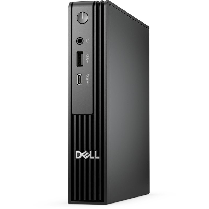 DELL Pro Micro QCM1255 AMD Ryzen™ 5 PRO 8500GE 16 GB DDR5-SDRAM 512 GB SSD Windows 11 Pro Micro PC Mini PC Black