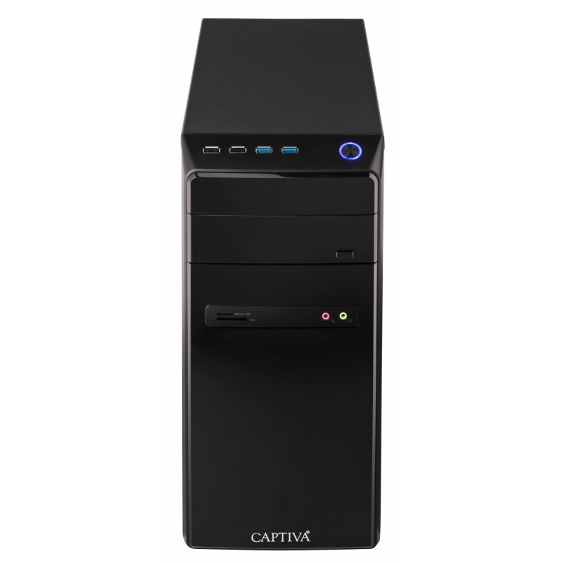 Captiva Power Starter R64-124 AMD Ryzen 5 16 GB DDR4-SDRAM 1,25 TB HDD SSD Windows 11 Home (64124)