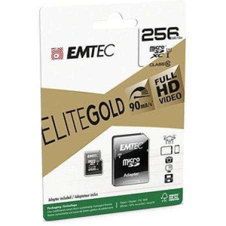 Emtec mSD 256GB UHS-I U1 EliteGold
