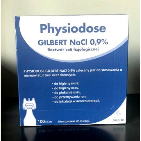 PHYSIODOSE - SERUM PHYSIOLOGIQUE 40 UNIDOSES DE 5ML