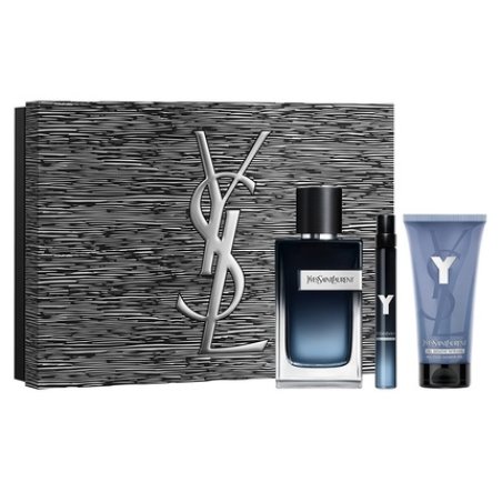 Yves Saint Laurent Y Eau De Parfum Spray Set 60ml Spray 50ml Shower Gel 10ml Miniature Spray