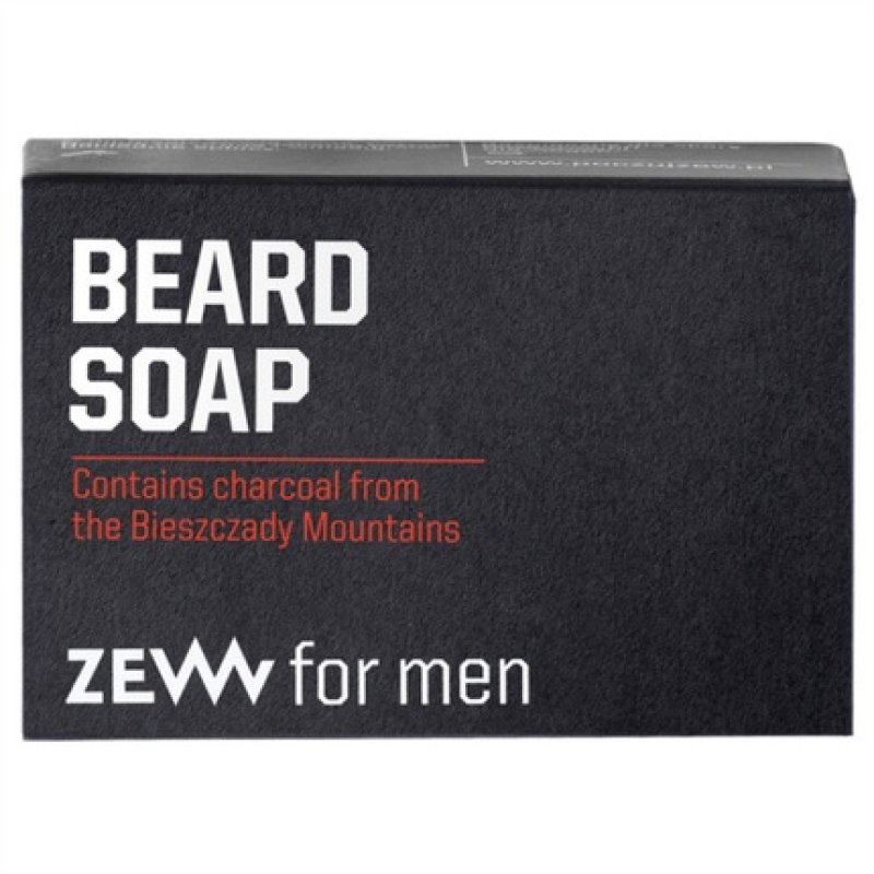 Zew For Men Beard Soap with Charcoal 85ml