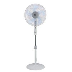 Beko EFS5100W ventilateur Bleu, Argent, Blanc
