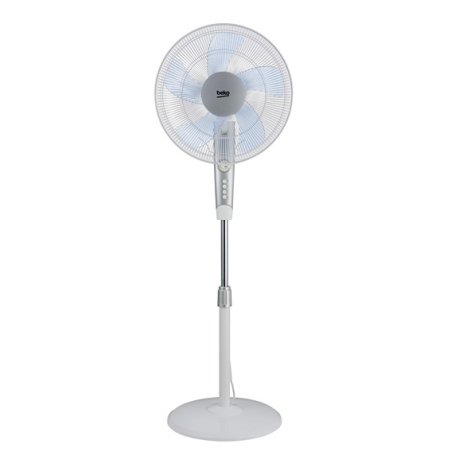 Beko EFS5100W ventilateur Bleu, Argent, Blanc