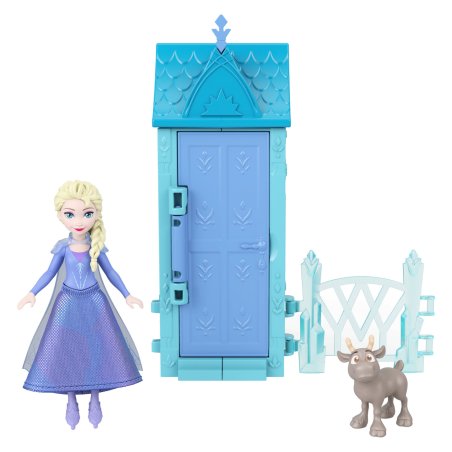 Disney Frozen Arendelle Small Doll Playset with 5 Surprises Including Doll (Styles May Vary)