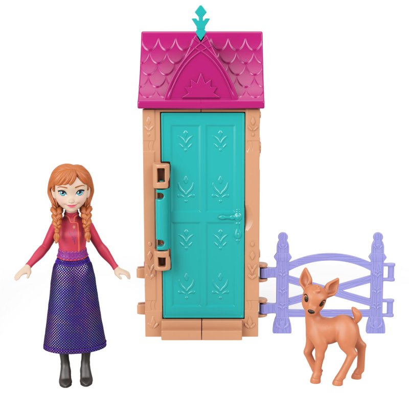Disney Frozen Arendelle Small Doll Playset with 5 Surprises Including Doll (Styles May Vary)