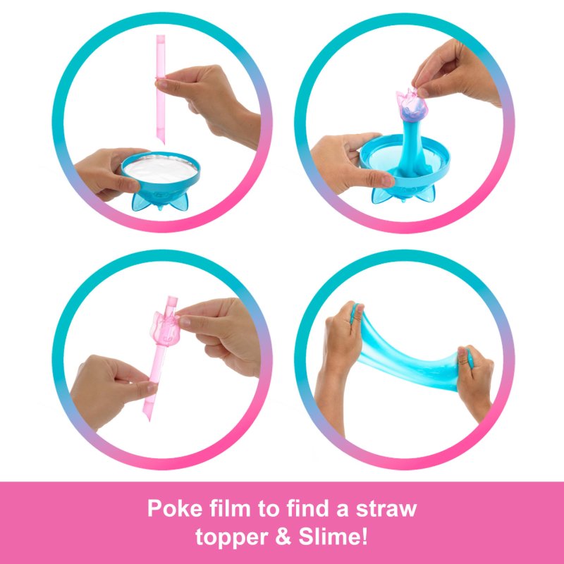 Barbie Pop Reveal Shakes Series Doll & Accessories Set, Scented Sweet Unicorn Fashion Doll