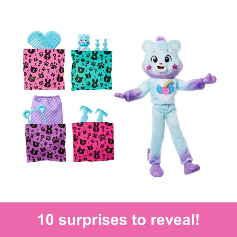 Barbie Cutie Reveal Care Bears Doll