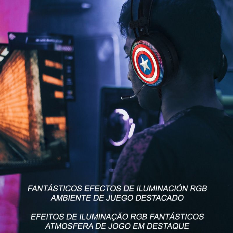 Marvel Captain America Gaming headphones