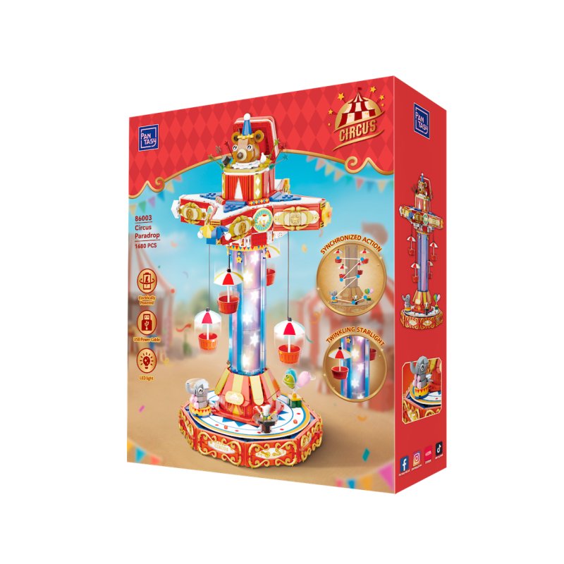PANTASY - Circus Paradrop - Bloc de Construction 1680 pcs