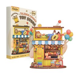 TALEBOX CORNER - Mini House Kit - Magasin de Jouets - 56pc