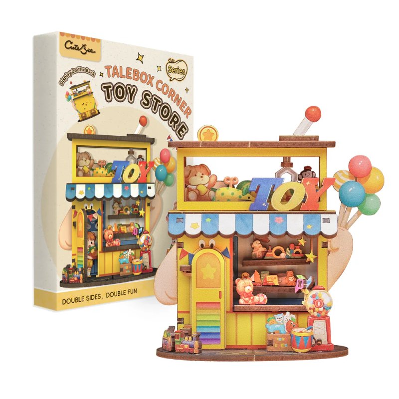 TALEBOX CORNER - Mini House Kit - Magasin de Jouets - 56pc