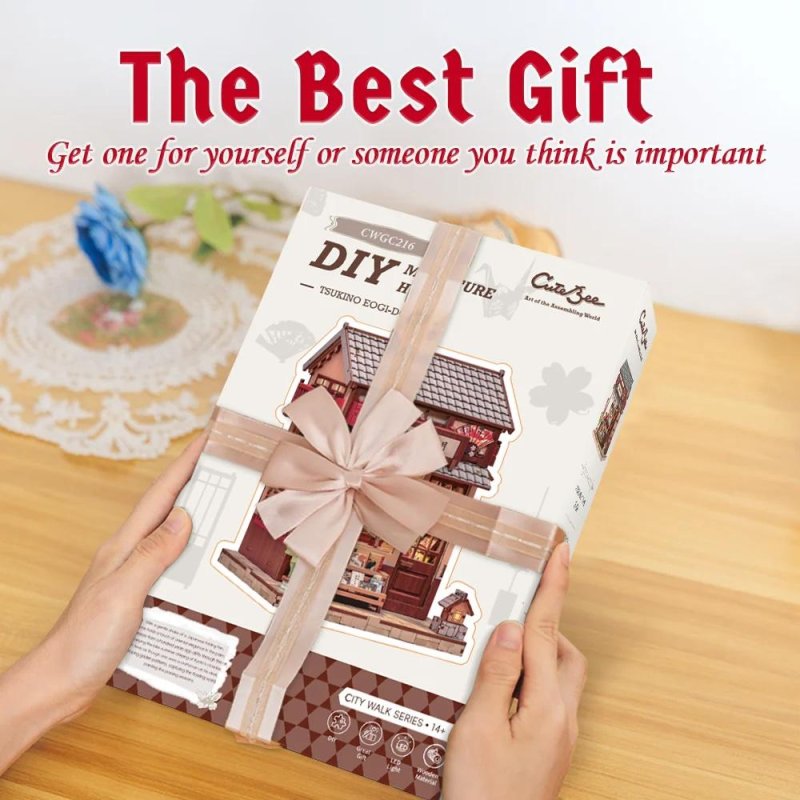 MINIATURE HOUSE - DIY- Tsukino Eogi-Dou - 224pc Eclairage LED