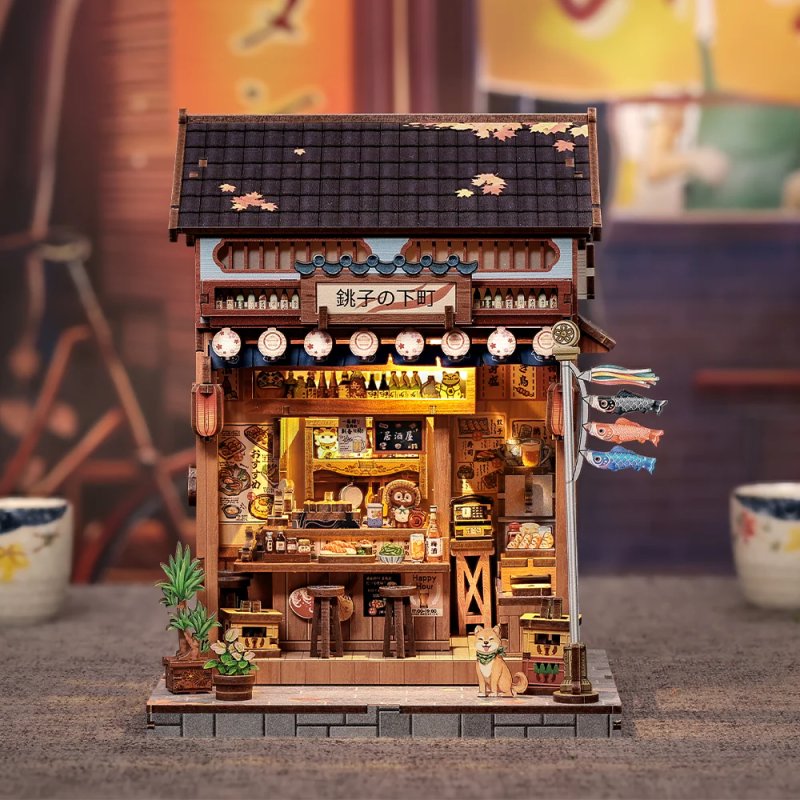 MINIATURE HOUSE - DIY- Choshi no Shitamachi - 218pc Eclairage LED