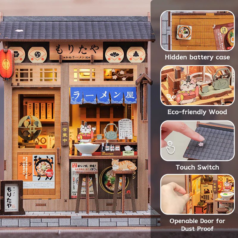 MINIATURE HOUSE - DIY- Choshi no Shitamachi - 218pc Eclairage LED
