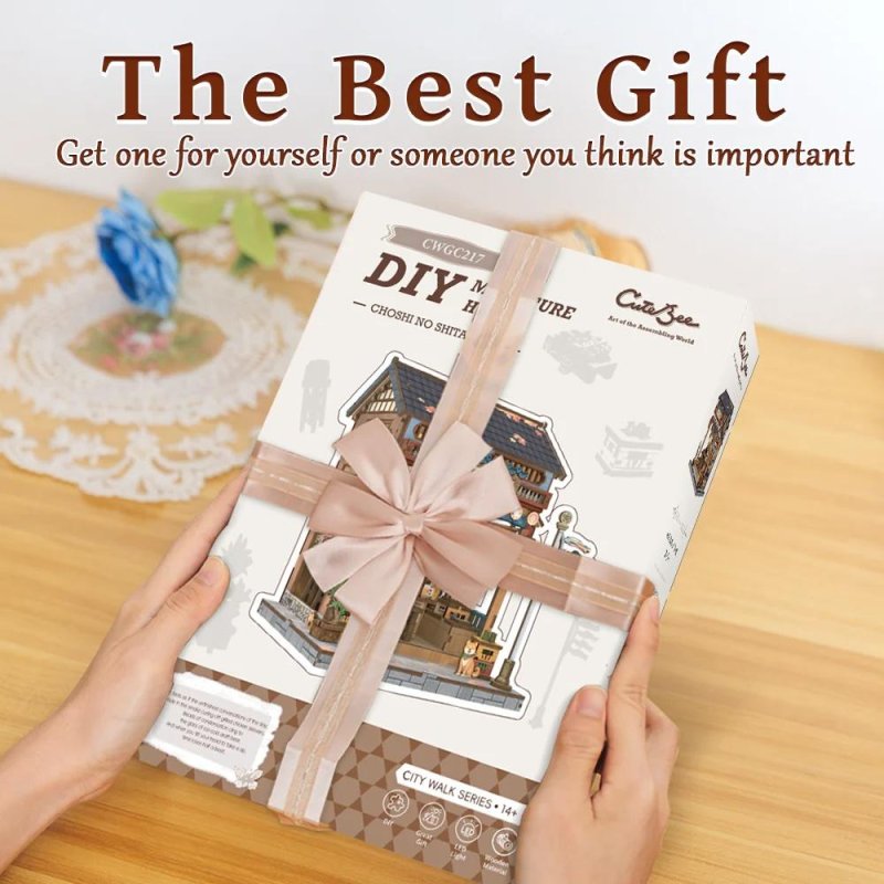 MINIATURE HOUSE - DIY- Choshi no Shitamachi - 218pc Eclairage LED