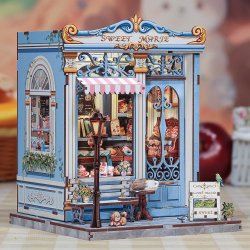 MINIATURE HOUSE - DIY- Sweet Marie - 242pc Eclairage LED