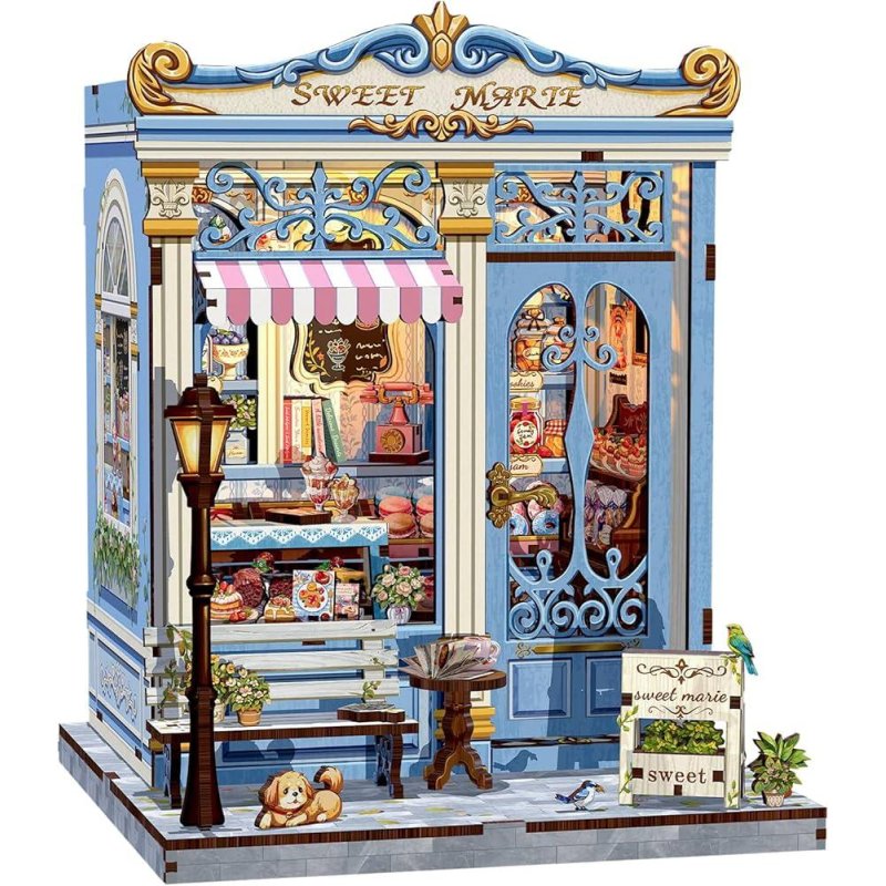 MINIATURE HOUSE - DIY- Sweet Marie - 242pc Eclairage LED