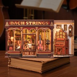 MINIATURE HOUSE - DIY- Bach Strings - 285pc Eclairage LED
