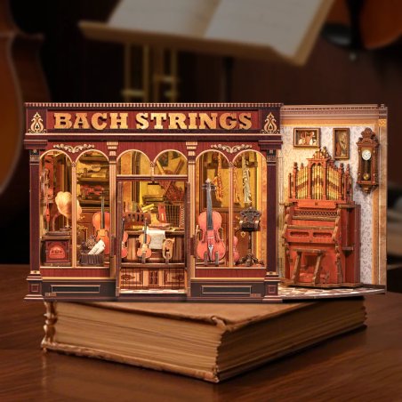 MINIATURE HOUSE - DIY- Bach Strings - 285pc Eclairage LED