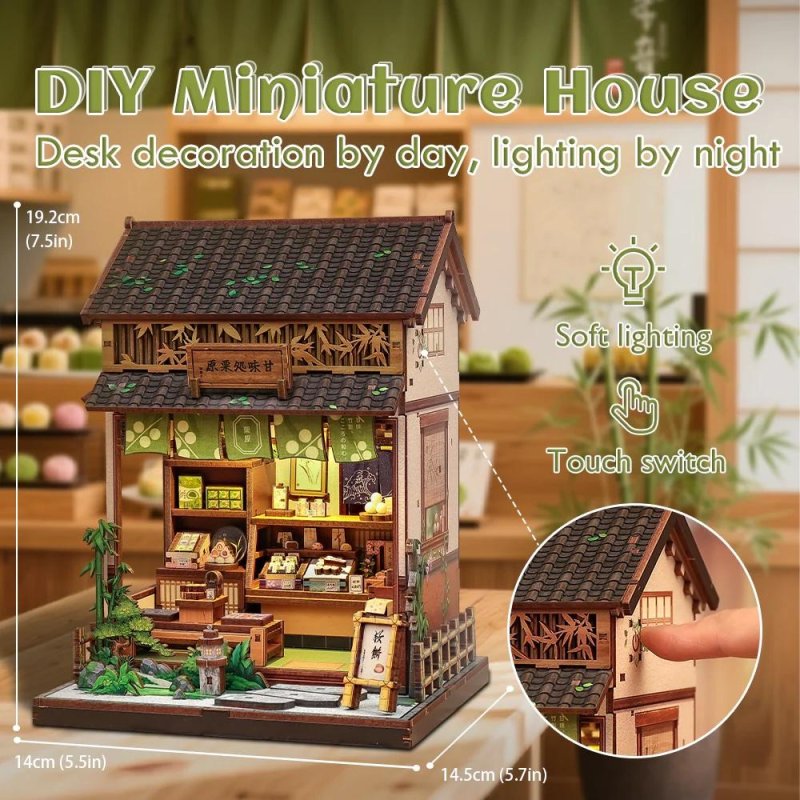 MINIATURE HOUSE - DIY- Kanmi-Dokoro Kurihara - 227pc Eclairage LED