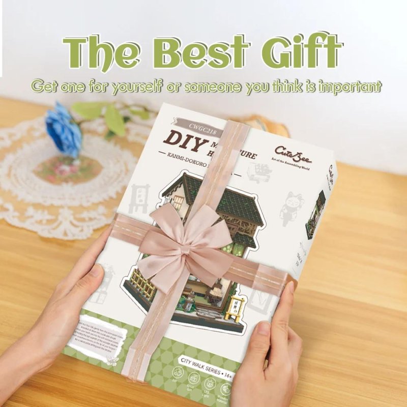 MINIATURE HOUSE - DIY- Kanmi-Dokoro Kurihara - 227pc Eclairage LED