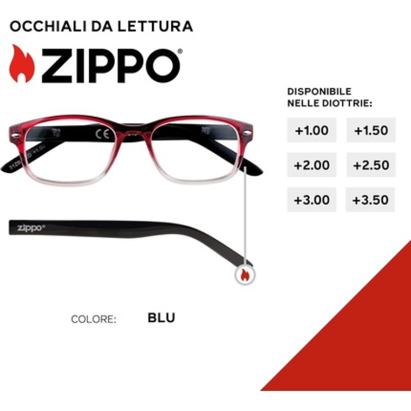 Zippo Reading Glasses with Soft Lines, Ideal for Men and Women