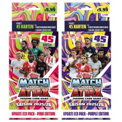 Bundesliga Match Attax Trading Cards 2025/26 Update Eco Pack