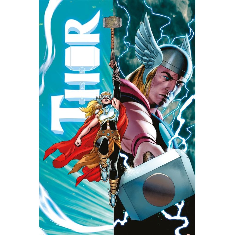 THOR - Thor vs Thor Féminin - Poster 61x91cm